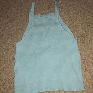 baby blue halter top